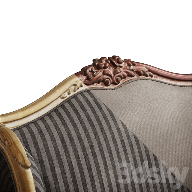 SOFA ĐƠN CỔ ĐIỂN LOUIS 15